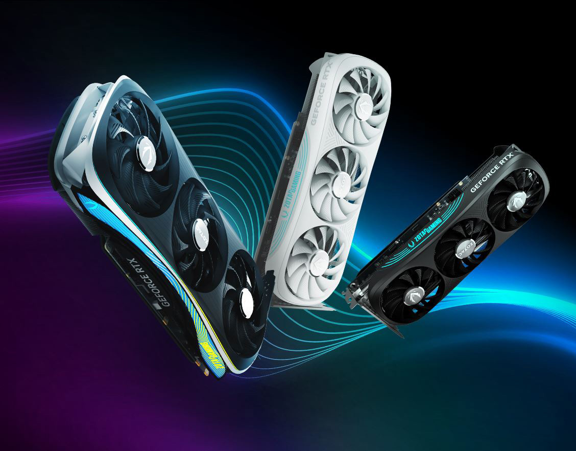 ZOTAC GAMING GeForce RTX 4070 Ti SUPER Trinity Black Edition DLSS